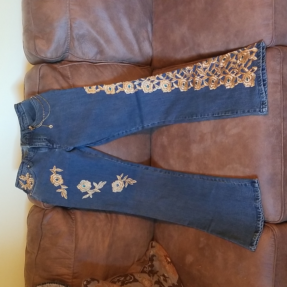 Cache jeans for sale (size 8 to 10 medium)